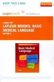 PageBurst on VitalSource E-Book for Lafleur-Brooks: Basic Medical Language. Access Code Cover Image