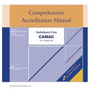Comprehensive Accreditation Manual for Ambulatory Care: CAMAC 2013. Includes 3-Ring Binder Cover Image