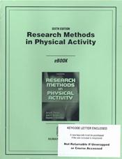 Research Methods in Physical Activity. Access Code for eBook Download Cover Image