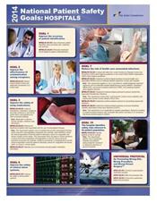 2014 National Patient Safety Goals for Hospitals. 8.5 x 11 Laminated Posters. Pack of 10 Cover Image