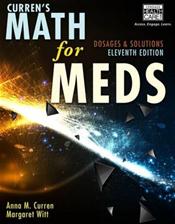 Currens Math for Meds: Dosages and Solutions. Text with Access Code Cover Image