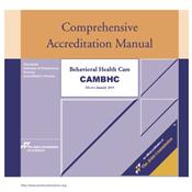 Comprehensive Accreditation Manual for Behavioral Health Care: CAMBHC 2015. Includes 3-Ring Binder Cover Image