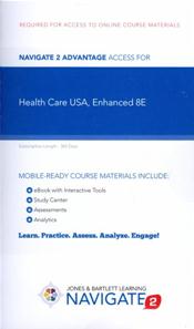Navigate 2 Advantage Access Code for Health Care USA, Enhanced 8th Edition. 12 Months Cover Image