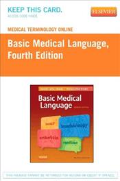 Medical Terminology Online for Basic Medical Language. Internet Access Code with Users Guide Cover Image