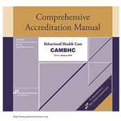 Comprehensive Accreditation Manual for Behavioral Health Care: CAMBHC 2016. Includes 3-Ring Binder Cover Image