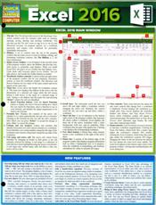 Microsoft Excel 2016 Laminated Reference Chart
