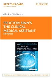 Kinns The Clinical Medical Assistant Elsevier eBook on VitalSource Access Code Cover Image