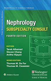 Washington Manual of Nephrology Subspecialty Consult. Text with Access Code Cover Image