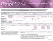 Pediatric Preventive Services Coding Quick Reference Card 2023 Cover Image
