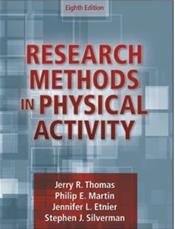 Research Methods in Physical Activity Cover Image