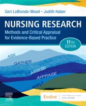 Nursing Research: Methods and Critical Appraisal for Evidence-Based Practice Cover Image