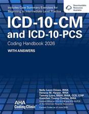 ICD-10-CM and ICD-10-PCS Coding Handbook 2026: With Answers Cover Image