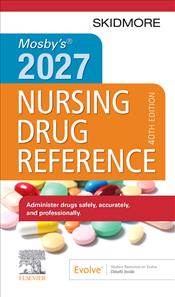 Mosbys 2027 Nursing Drug Reference. Text with Access Code Cover Image