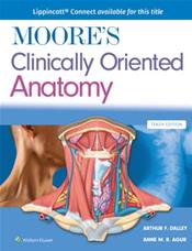 Moores Clinically Oriented Anatomy. Text with Lippincott Connect Cover Image