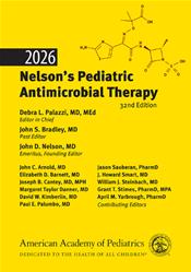Nelsons Pediatric Antimicrobial Therapy 2026 Cover Image