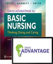 Davis Advantage Basic Nursing: Thinking, Doing, and Caring. Text with Access Code Cover Image