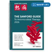 Sanford Guide to Antimicrobial Therapy 2026 (Spiral Edition) Cover Image