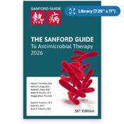 Sanford Guide to Antimicrobial Therapy 2026. Library Edition Cover Image