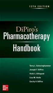 DiPiros Pharmacotherapy Handbook Cover Image