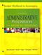 Student Workbook to Accompany Glencoe Administrative Procedures for Medical Assisting: A Patient-Centered Approach Cover Image