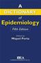 Dictionary of Epidemiology Cover Image
