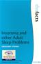 Insomnia and Other Adult Sleep Problems Cover Image