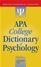 APA College Dictionary of Psychology Cover Image