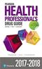 Pearson Health Professionals Drug Guide 2017-2018 Cover Image