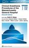 Clinical Anesthesia Procedures of the Massachusetts General Hospital. Text with Access Code Cover Image