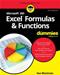 Microsoft 365 Excel Formulas and Functions for Dummies Cover Image