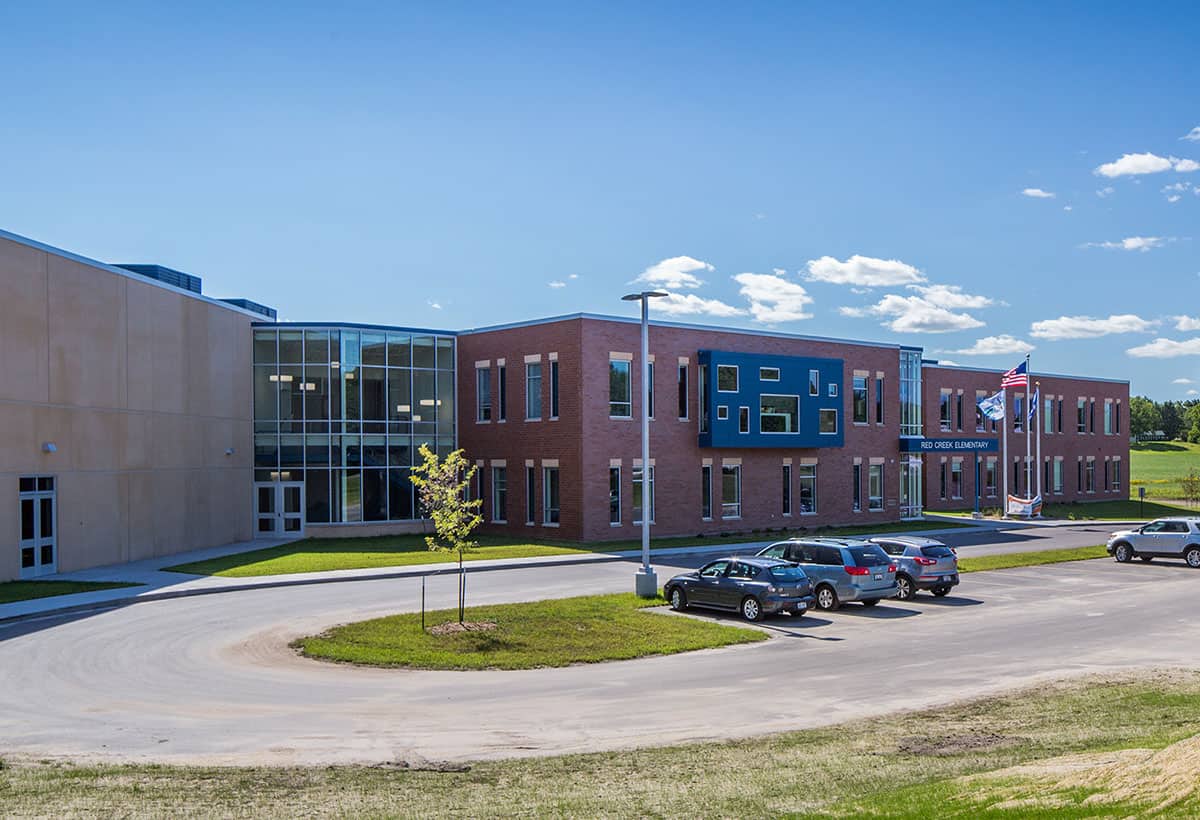 Miron Construction Black River Falls Red Creek Elementary School and