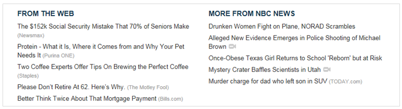 Categories too broad