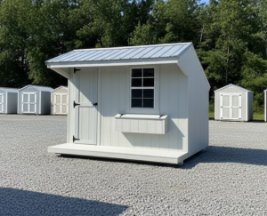 8x10 Chicken Coop Porch