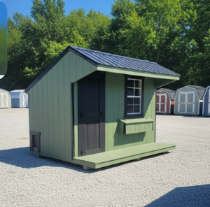8x10 Chicken Coop Porch