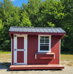 8x10 Chicken Coop Porch