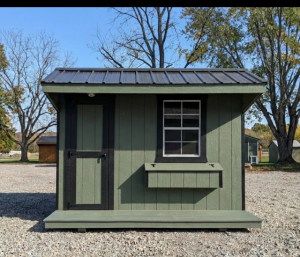 8x10 Chicken Coop Porch