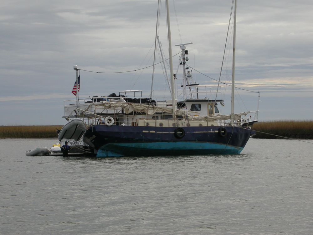 9. Hard aground in North Carolina 9. Hard aground in North Carolina