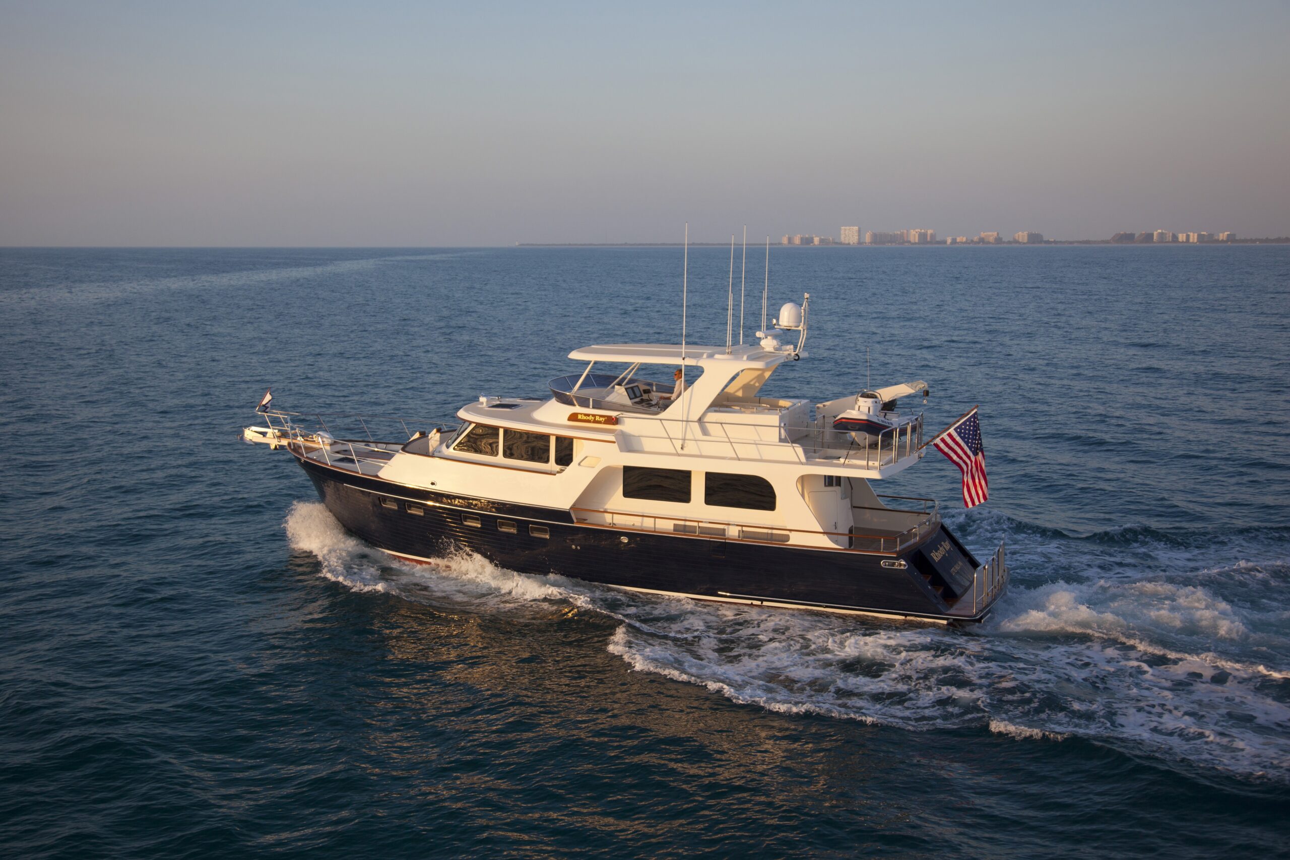 Marlow 57 running at the Miami Boat Show, Miami FL. Marlow 57 running at the Miami Boat Show, Miami FL.