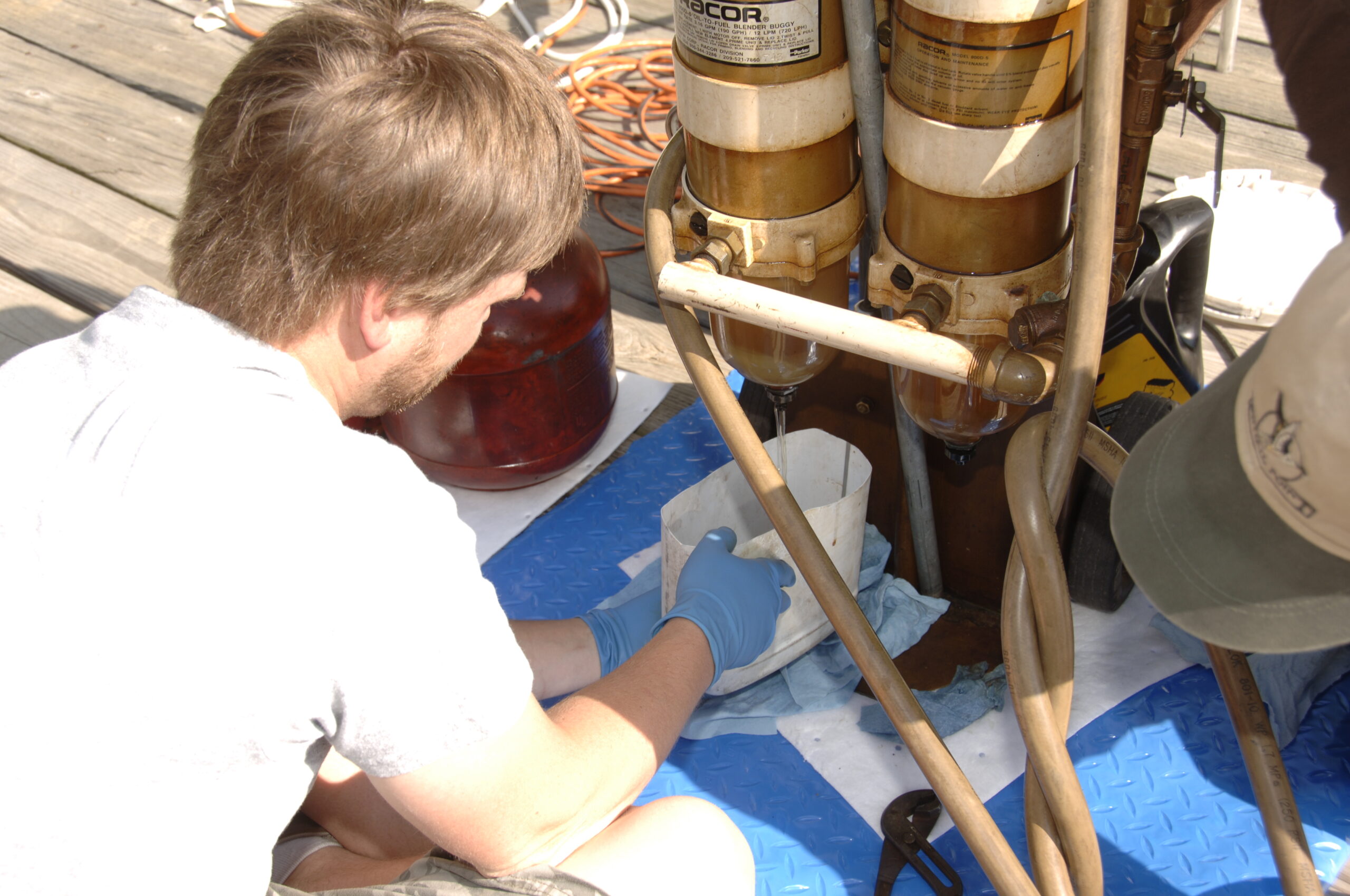 Removing water from tank Removing water from tank