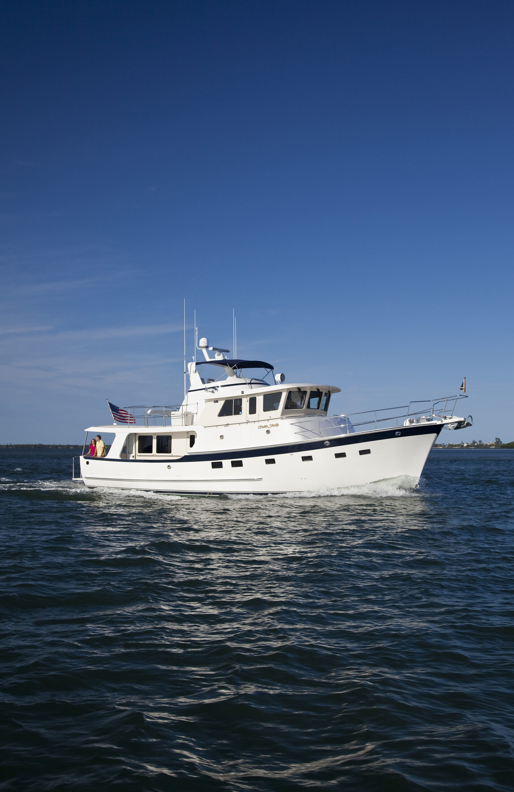Krogen 52 running in Stuart, FL. Krogen 52 running in Stuart, FL.