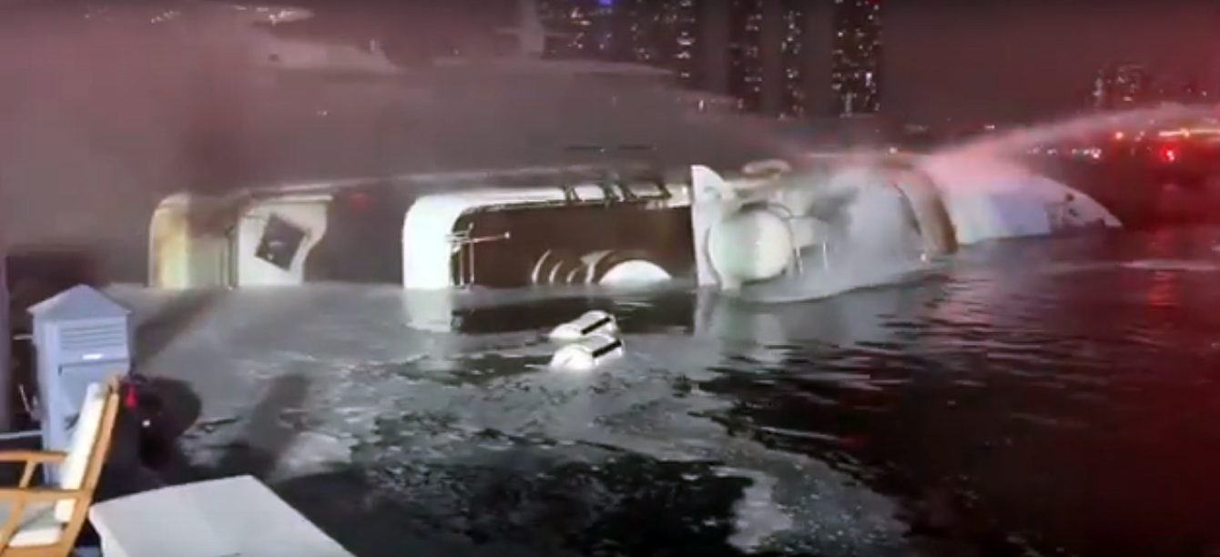 Andiamo capsized