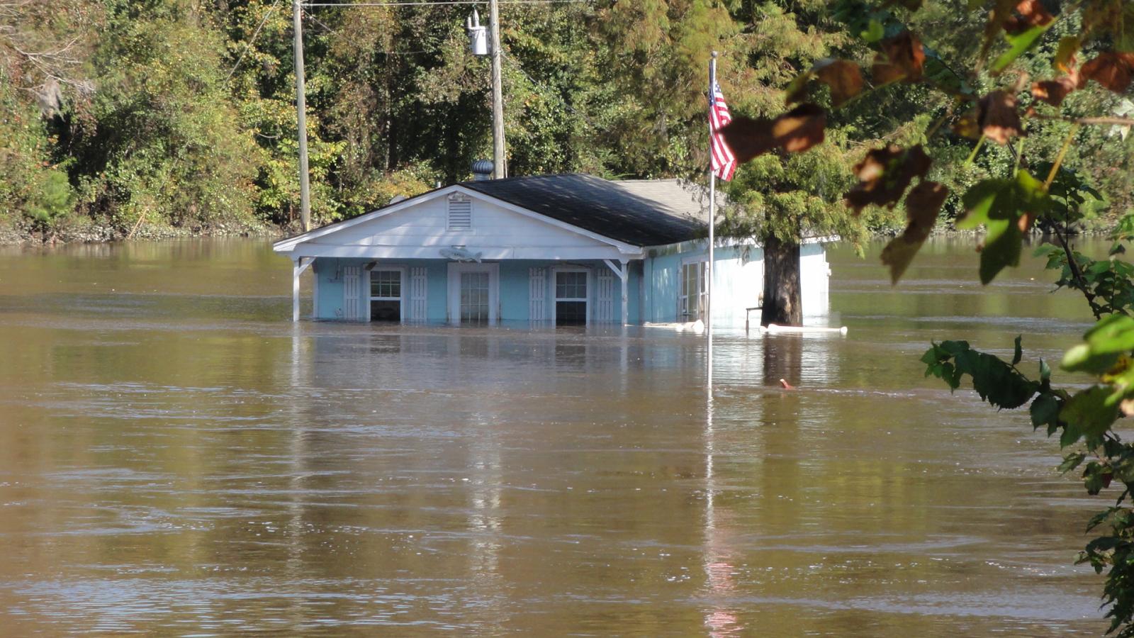 Tar River Flooding near Grimesland