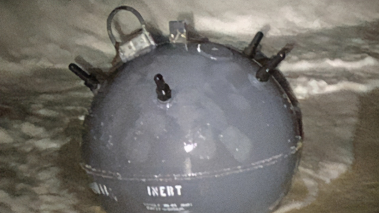 naval mine washes ashore naval mine washes ashore