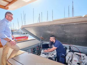 Boat engine maintenance