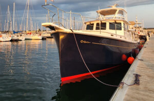 Krogen Express 52 at dock