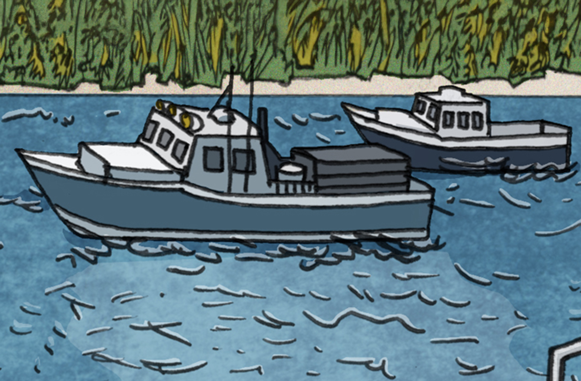 feat_PassageMaker_DOS(RailingforSafety)_Zalkus_300dpi Boat illustration by Daniel Zalkus