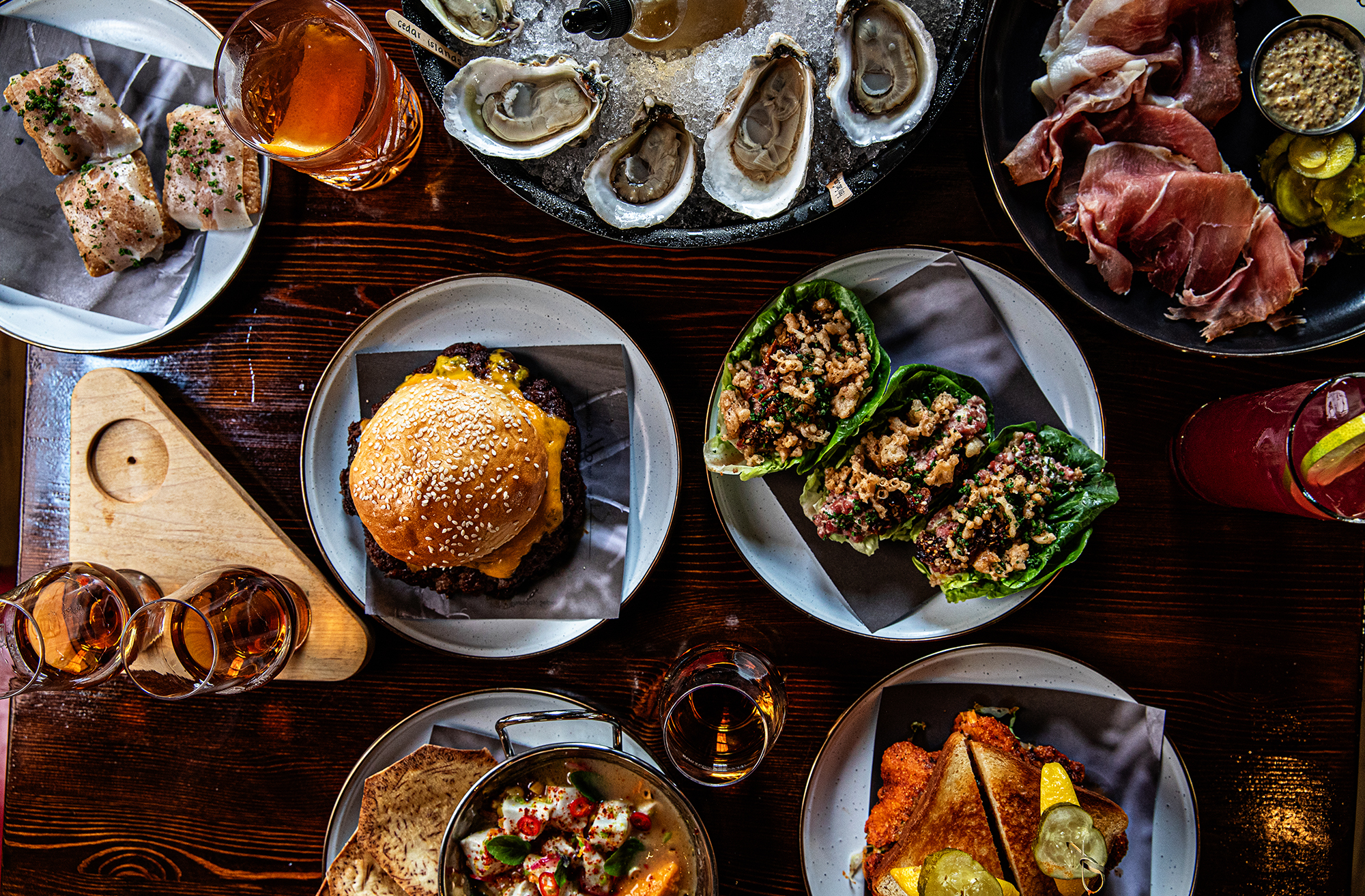 Photo by Andrew Cebulka Food on a table