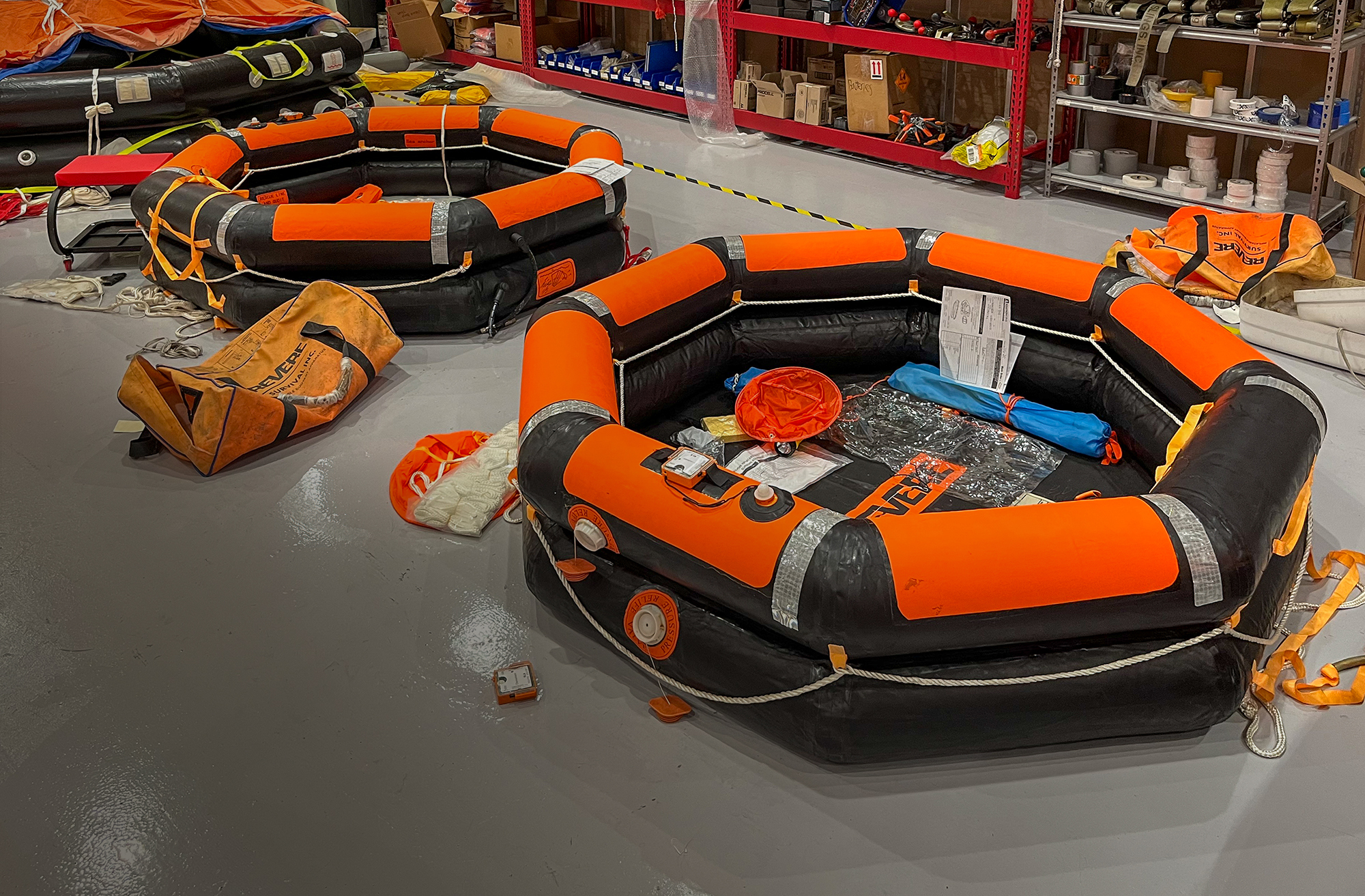 Photos by Dori Arrington life rafts