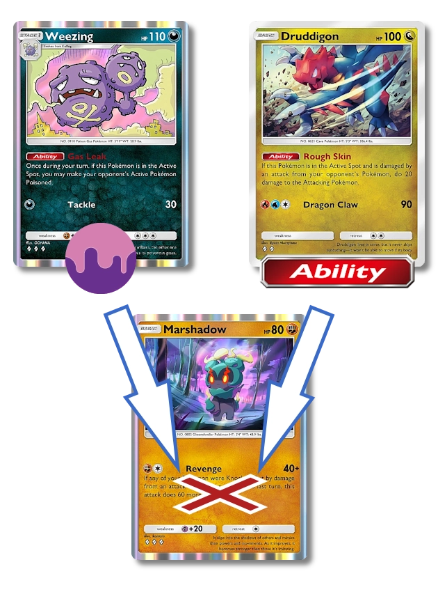 Indirect damage vs Marshadow's Revenge