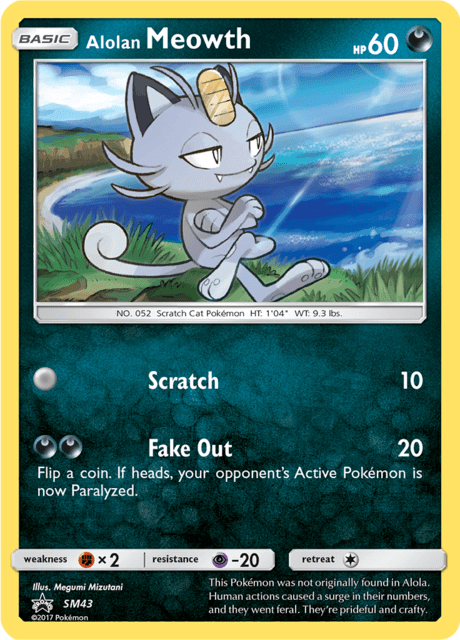 Alolan Meowth Sun&Moon Promos